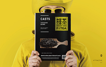 娄底绯茶品牌设计